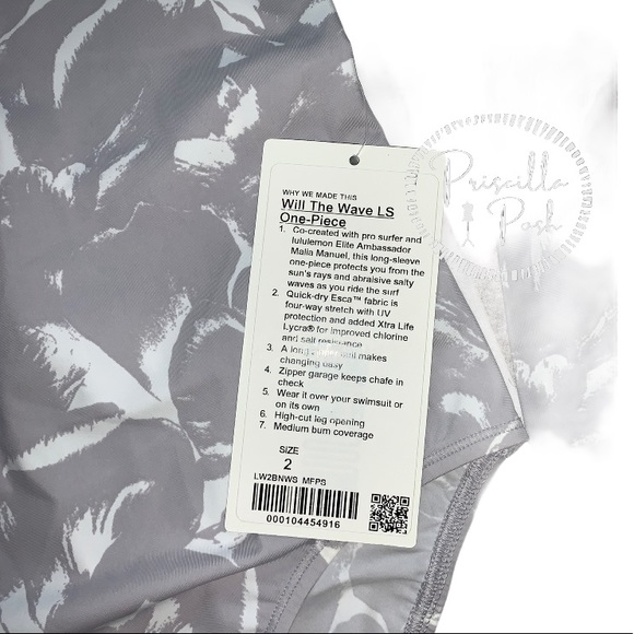 NWT Lululemon Will The Wave Long Sleeve One Piece - Picture 9 of 14